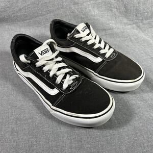 Vans Shoes W 5 (UK 3.5) Black Off The Wall Canvas Skate Shoe Low Top 721356